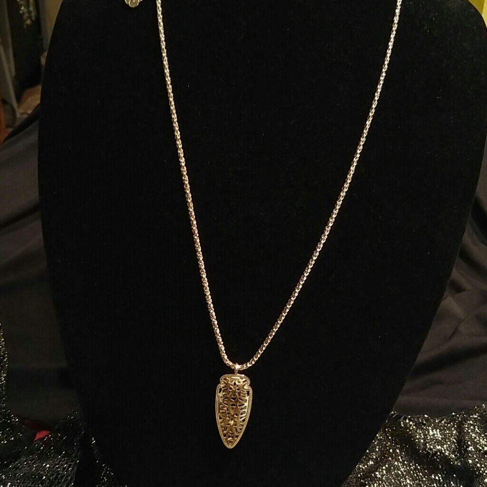 Kendra Scott Sienna Gold Pendant